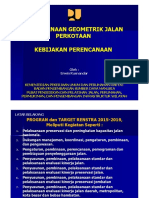 Kebijakan Perencanaan Geometrik Jalan Kota 28 Nov