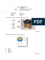 Soal Teori Kejuruan Paket A Utk Elektronika Industri