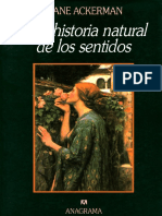 Una Historia Natural de Los Sentidos Diane Ackerman PDF