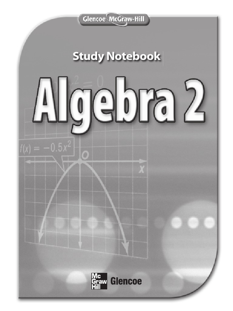 Algebra 2 Study Notebook Trigonometric Functions Polynomial