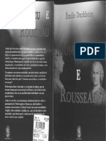 DURKHEIM Emile. Montesquieu e Rousseau Pioneiros Da Sociologia