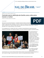 Jornal Do Brasil - País - Comissão Apro...Amília Como União Entre Homem e Mulher