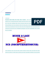 Kumpulan Musik Bebas Hak Cipta Untuk Youtuber.docx
