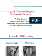 Digital Watermarking For Multimedia Security