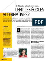 Que Valent Les Écoles Alternatives