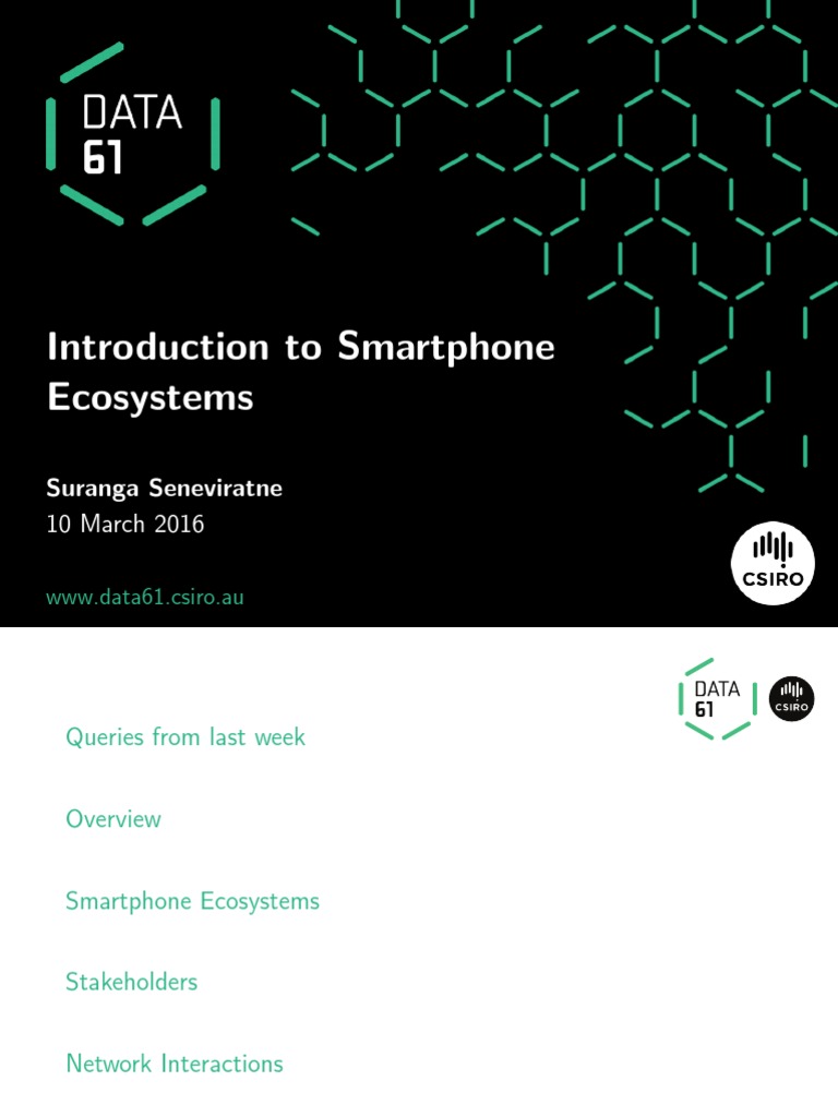 Understanding Smartphone Ecosystems | PDF | Smartphone | Mobile App