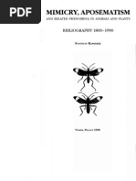 Download Mimicry Aposematism and related phenomena a bibliography - Stanislav Komarek by Santos717 SN36851215 doc pdf