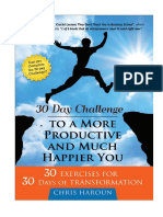 Entire Book 30 Day Challenge To A More Productive and Much Happier You
