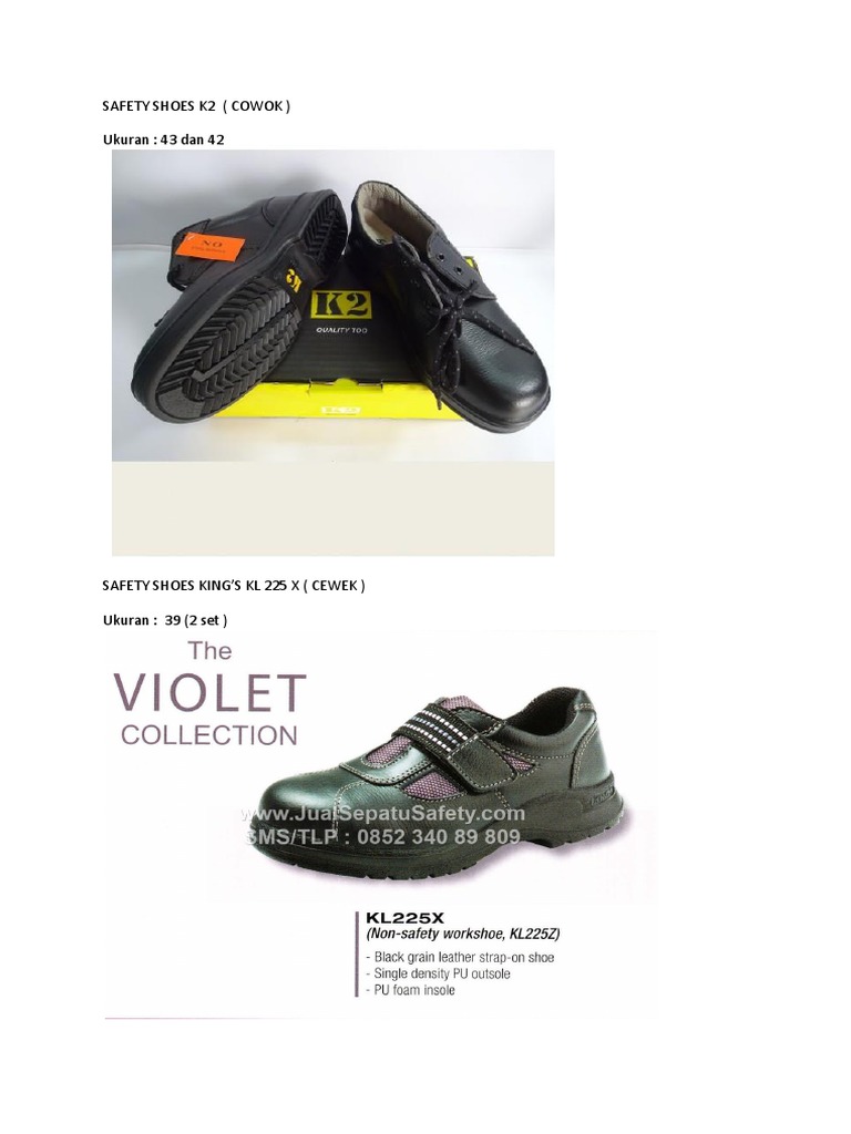Safety Shoes k2 Dan King's PDF