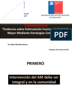 Evidencia Sobre Estimulación Funcional Del Adulto Mayor Mediante Estrategias Comunitarias