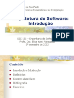 Aula15 Arquitetura Software 01 Introducao PDF
