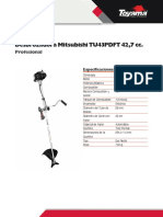 Tu43pfd Desbrozadora Motor Mitsubishi Profesional