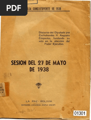 Discurso Augusto Cespedes Pdf