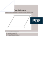 Properties of Parallelograms: Geometry Quadrilaterals