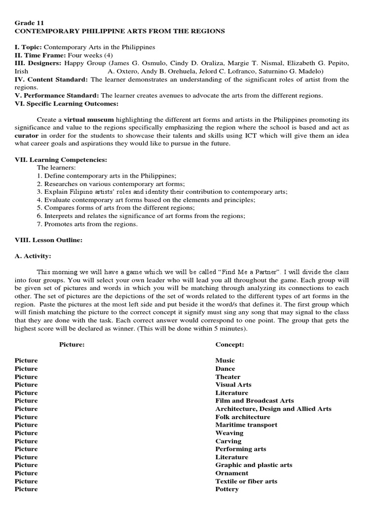 Contemporary Art Docx Contemporary Art Philippines