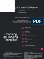 Radiology of Chest Wall Masses: Journal Reading Nurul Hidayati Syarah