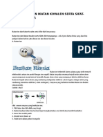 Ikatan Ion Dan Ikatan Kovalen Serta Sifat