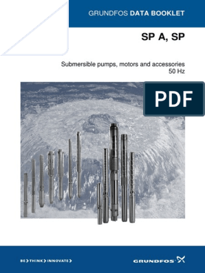 Grundfos Submersible Deep Well - Motor - Acc - SP | PDF | Pump Valve