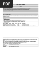 Code Review Checklist Object Id Date Version