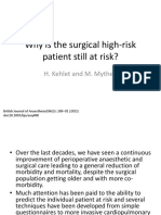 Why Is The Surgical High-Risk Patient