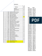 Daftar Nama Kelas 9: No Nama L/P No Induk