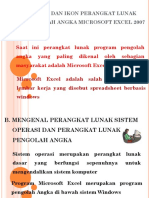 Menu Dan Ikon Perangkat Lunak Pengolah Angka Microsoft Excel 2007