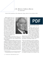 Profesor Dr. Roberto Caldeyro-Barcia: Editorial