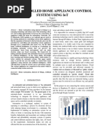 Ai Controlled Home Appliance Control System Using Iot: Team 2 Luis Gomes