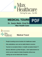 Medical Tourism: Dr. Sanjiv Malik, Chief Executive Max Health Care