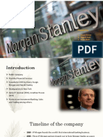 Morgan Stanley Overview: Products, Timeline and SWOT Analysis