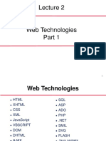 Lecture 2 Web Technology Part-1