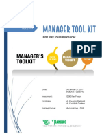Manager Tool Kit: Idea Trainings