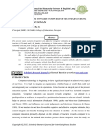 Measuring Attitude Towards Computer of Secondary School Teachers - Affective Domain