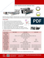 MOT Easty Rotary heat press calender/ calandra heat transfer sublimation/sublimacion printing