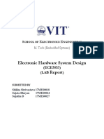 Electronic Hardware System Design: (ECE5053) (Lab)
