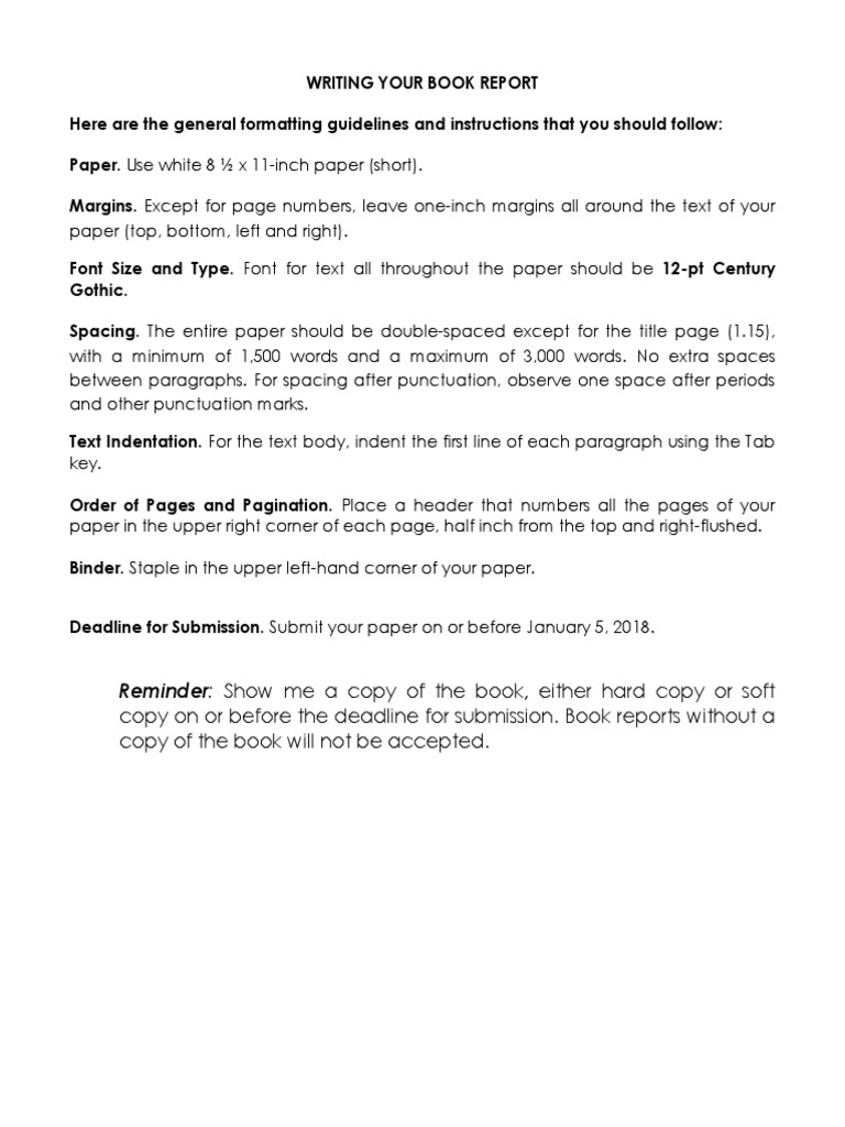 Book report generator image