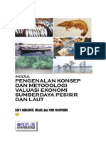 Modul Pengenalan Konsep Dan Metodologi Valuasi Ekonomi Sumberdaya Pesisir Dan Laut