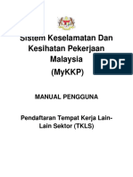 Sistem MyKKP - Pendaftaran Tempat Kerja (TKLS)