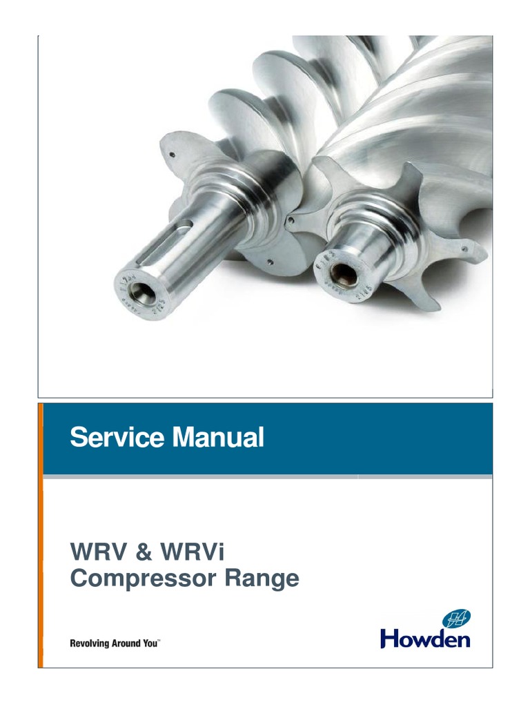 Service Manual: WRV & Wrvi Compressor Range | PDF | Valve | Cylinder ...