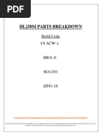 HL250M Parts Breakdown