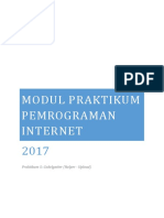 Modul Praktikum Pemrograman Internet5 PDF