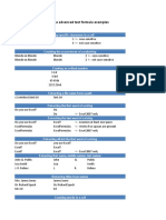 Text Formula Examples