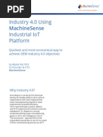 Industry 4.0 Using MachineSense Industrial IoT Platform