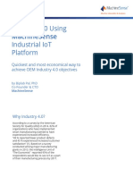 Industry 4.0 Using MachineSense Industrial IoT Platform