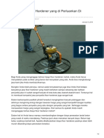 Konstruksi Floor Hardener yang di Perluankan Di Indonesia — ☎ 0821 1372 4737