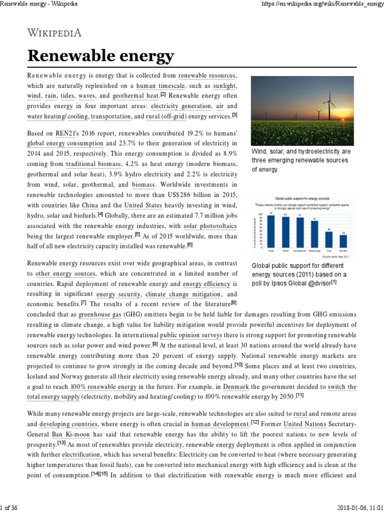 RENEWABLE RESOURCES WIKIPEDIA intelligence overview