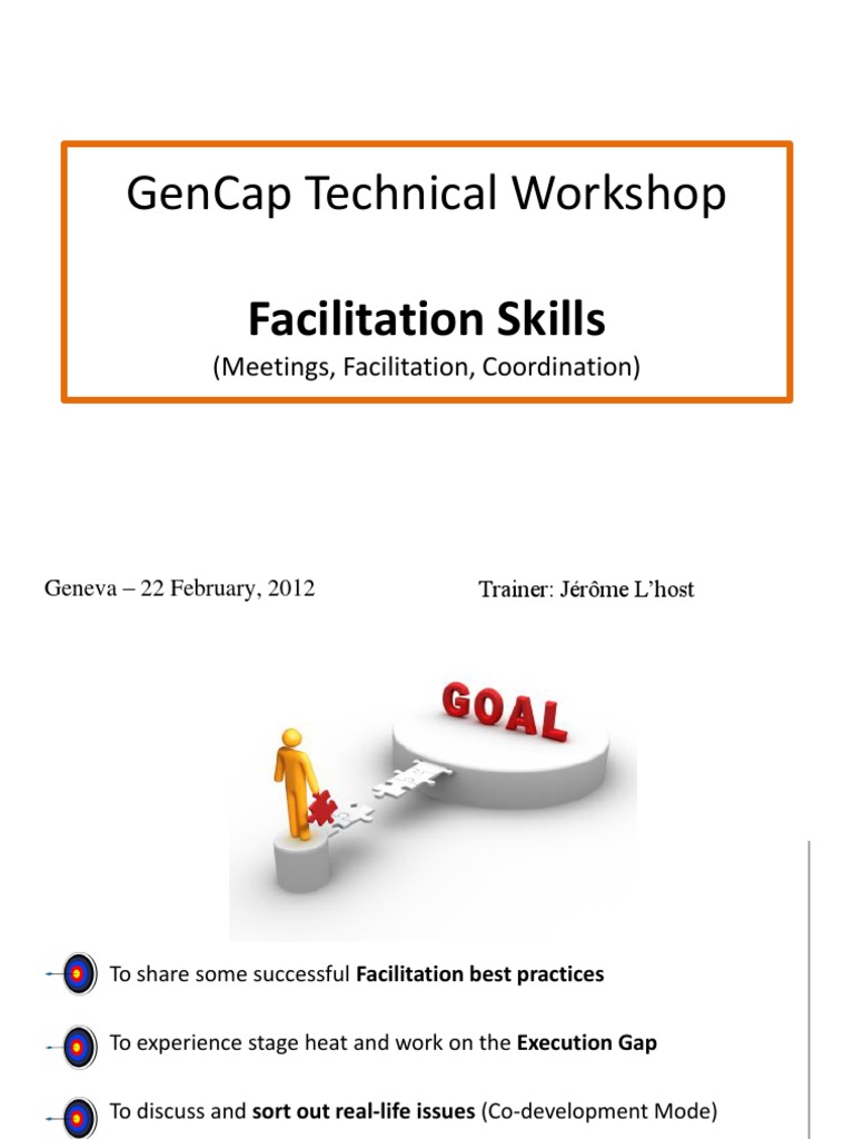 Facilitation Skills Workshop Guide | PDF | Facilitator | Psychological ...