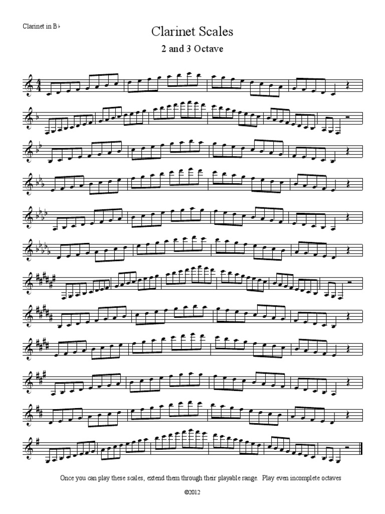Scales PDF Bois (musique)