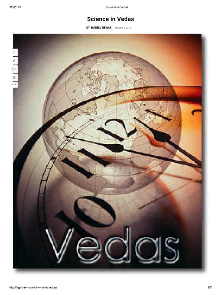 Science in Vedas Overview | PDF