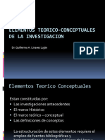 Clase 04 Elementos Teorico-conceotuales de La Investigacion